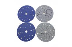 China 6 Inch 150mm Ceramic Alumina Abrasive Disc Hook and Loop Round Sandpaper Disc supplier