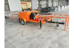 China Wood Edger Twin Blade Board Edger Mobile Used Woodworking Circular Sawmill supplier