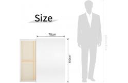 China 100% Cotton Large Stretched Canvas Blank Oil Painting Framed Canvases Matte Finish supplier