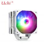 220W White RGB ARGB CPU Cooler Fan With 6 Heatpipe For Computer Server Processor Lga1151 1155 1366 1700 2011 AMD FM AM3 AM4 AM5 for sale
