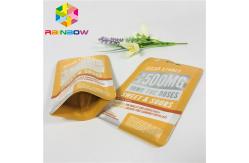 China Reusable Plastic Stand Up Zipper Pouch Bags Matt Finished With Front Clear Window supplier