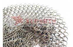 China Architectural Structure ChainMail Ring Mesh For Room Dividers supplier
