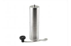 China Brushed Protable Hand Operated Coffee Grinder , Manual Burr Coffee Grinder supplier