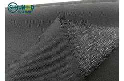 China Medium Weight 76 Gsm Twill Woven Interlining Fabric With PA Double Dot supplier