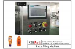 China PLC Control 8 Nozzles Paste Filling Machine , 400G Glass Jam Jar Filling Machine supplier