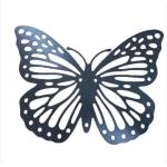 Laser Cutting Technology Silver Delicate Butterfly Art Decoration Support Pattern Customisation for sale