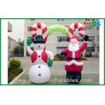 Giant Christmas Inflatable Snowman And Santa Claus , Inflatable Advertising Products for sale
