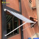 1.4m Aluminium Drop Arm Window Awning Light Retractable Awning for sale