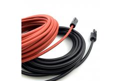 China Solar System extension Cable 4mm2 XLPE Black and Red supplier