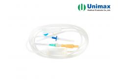 China Disposable Latex Connector Luer Lock Medical Infusion Set supplier