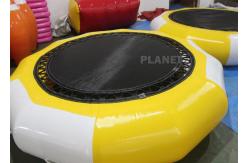 China Custom 1000D DWF Water Toys Aqua Jump Inflatable Water Trampoline/ Floating Water Trampoline supplier
