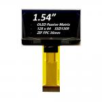 Passive Matrix 1.54 Inch OLED Dispaly Module SSD1309 ZIF FPC 36mm 128x64 Pixel for sale