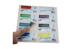 China vial Bottles Waterproof 10ml Glass Vial Labels supplier