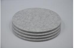 China Customized PET Round Acoustic Panels Soundproofing Board For Wall And Ceiling supplier