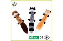 China Cuddly Durable Squeaky Dog Toys 25cm with Super Soft Fabric Material supplier