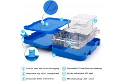 China ABS Plastic Bento Lunch Box Bentgo Insulated Food Container With 2 Child Latches supplier