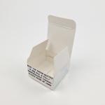 Countertop Tear Away Display Box Packaging White Cardboard Display Boxes