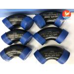 ASTM A860 WPHY60 SCH40 BW B16.9 STEEL PIPE FITTINGS BLACK PAINTING for sale