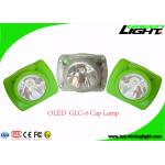 13000LUX Led Mining Cap Lamp , Portable Miners Helmet Light IP68 Waterproof for sale