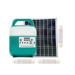 Camping 16W Mini Solar Home Lighting System / Portable 16V DC Kits 6000mah for sale