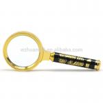 Kids Pocket Flat Handheld Illuminated Magnifiers , Hand Held Magnifying Glass 8x 10x Power