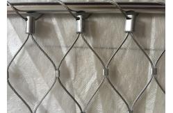 China Classical Inox Balustrade Cable Mesh , X Tend Stainless Steel Rope Mesh Webnet supplier