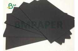 China 250gsm 300gsm 350gsm 31inch Uncoated Solid Black Paper Board For Package Boxes supplier