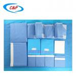 Blue General Surgery Drape Pack Hydrophilic PP Non Absorbent Fabric for sale