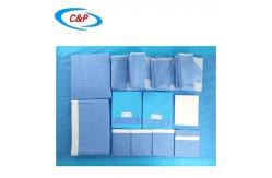 China Blue General Surgery Drape Pack Hydrophilic PP Non Absorbent Fabric supplier