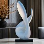 Handcrafted Modern Decor Elegant Fiberglass Sleek Sculpture for sale