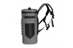 China Dark Gray Leakproof Soft Cooler , 25L Cooler Bag With Insulated Padding supplier