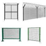 3D 6 Gauge Welded Wire Mesh Fence Panels For Prison for sale