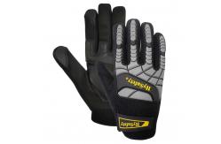 China Construction Mechanics Wear Gloves With TPR Heavy Duty Knuckle Protection supplier