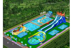 China Giant Removable Inflatable Water Park With Slide For Commercial Activities supplier