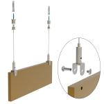 Easy to install high quality wire and cable jig with LED light source ceiling lamp U-clamp for sale