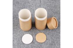 China Essential Oil Round Kraft Paper Cylinder Containers easy open end supplier