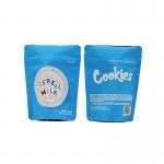 Custom Bag Herbal Incense Packaging , Mylar Cookies Stand Up Zipper Pouch