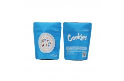 China Custom Bag Herbal Incense Packaging , Mylar Cookies Stand Up Zipper Pouch supplier