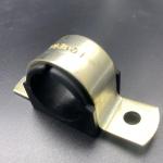 Factory Electro Galvanized 3/4in Omega Pipe Cushion Clamp for sale