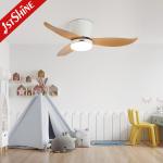 Low Ceiling Room Small LED Ceiling Fan With Plastic Blades And Remote Control