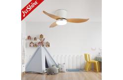 China Low Ceiling Room Small LED Ceiling Fan With Plastic Blades And Remote Control supplier
