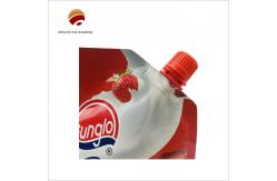 China Reusable Liquid Juice Doypack Spout Pouch With Custom Logo Design supplier