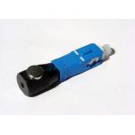 Compact Bare FC Fiber Optic Adaptor Ceramic Sleeve With Metal Housing