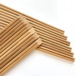 Carbonized Disposable Bamboo Chopsticks Customized Individually Wrapped for sale