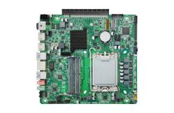 China H610 Mini ITX LGA1200 Motherboard Support Side Plug Independent Discrete Graphics Card supplier