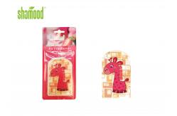 China Animal Giraffe Shape Room Hanging Paper Air Freshener Environment Friendly supplier