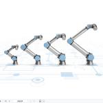 Ur3 Cobot Industrial Robotic Arm With RG6 Gripper Cognex Visual System