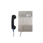 Stainless Steel Vandal Resistant Telephone , Flulsh Mounting Elevator Emergency Telephones  for sale