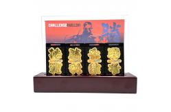 China UV Printing Challenger Medals With Display Showcase For Recognizing Outstanding Achievements supplier