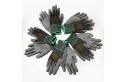 China Seamless Knitted ESD PU Palm Fit Gloves With Polyester Liner supplier